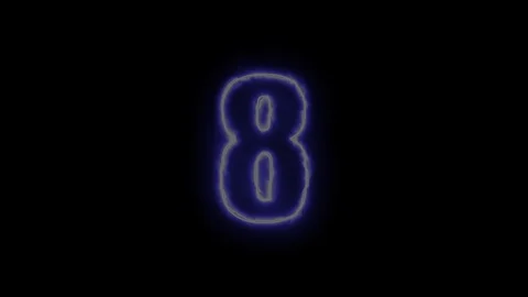 87.Countdown Stock Footage 117154040