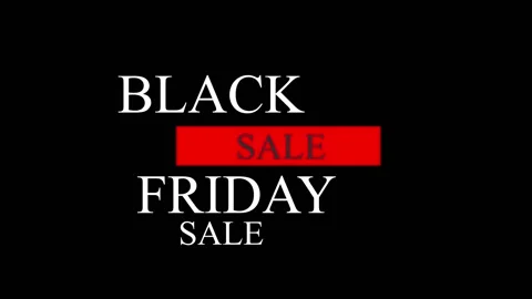 88 Animation Text Motion Graphics Black Friday v1 Vidéo 137034715