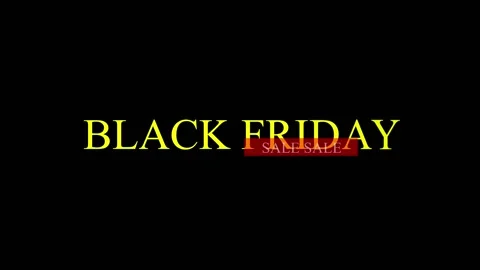88 Animation Text Motion Graphics Black Friday v6 Stockbeeldmateriaal 137034769
