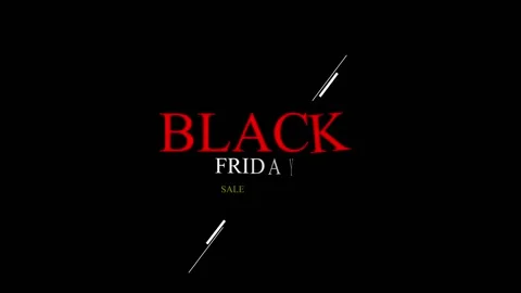 88 Animation Text Motion Graphics Black Friday v7 库存影片 137034773