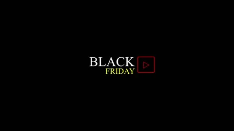 88 Animation Text Motion Graphics Black Friday v9 Video stock 137034784