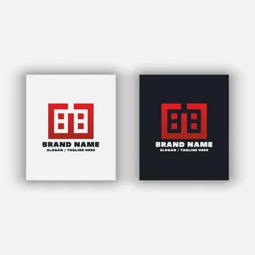 88 logo design template. Stock Illustration