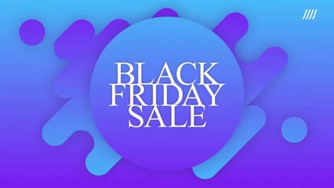 89 Animation Text Motion Graphics Black Friday v3 Stock Footage 137035134