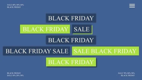 89 Animation Text Motion Graphics Black Friday v8 库存影片 137035171