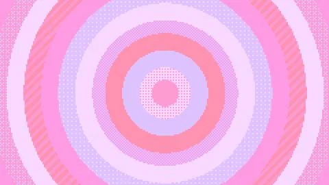 8bit Colorful Pop Circle Background Pink Purple 스톡 일러스트