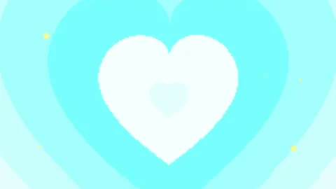 8bit heart background animation Stock Footage 314043377