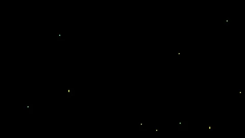 8bit pixelated particle animation Stock Footage 313510811