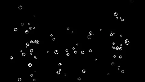 8bit retro game style bubble animation Stock Footage 311847073