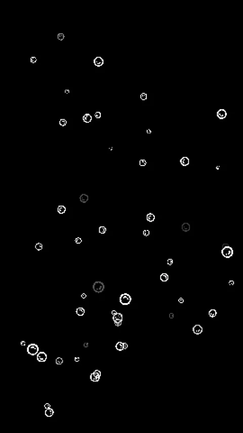 8bit retro game style bubble animation Stock Footage 311847205