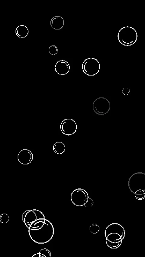 8bit retro game style bubble animation Stock Footage 311847212