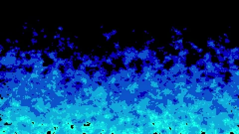 8bit retro game style burning flames Stock Footage 311847072