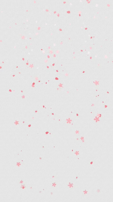 8bit retro game style cherry blossom animation (transparent background) Stock Footage 311031852