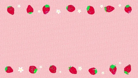8bit retro game style cute strawberry animation Stock Footage 311847015