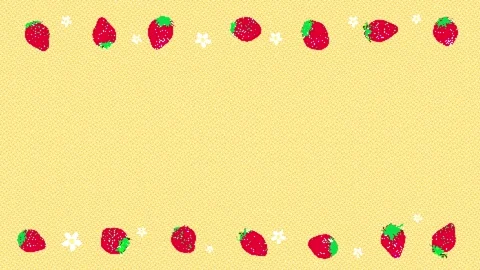 8bit retro game style cute strawberry animation Stock Footage 311847063