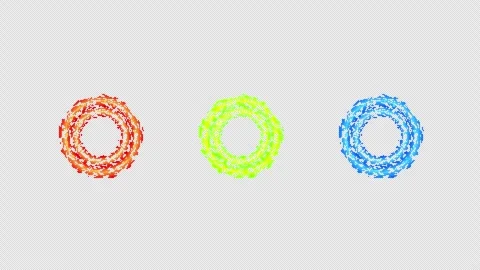 8bit retro game style effect animation (10 second loop) Stock Footage 312624540