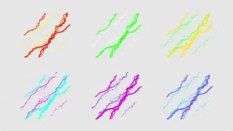 8bit retro game style effect animation (10 second loop) Stock Footage 312624554