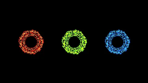 8bit retro game style effect animation (10 second loop) Stock Footage 312625684