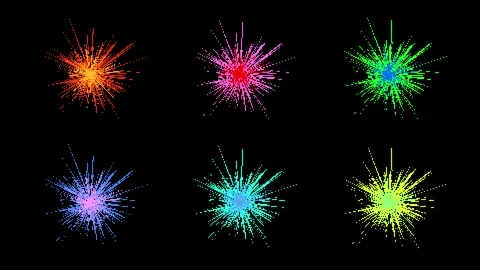 8bit retro game style effect animation (10 second loop) Stock Footage 312625685