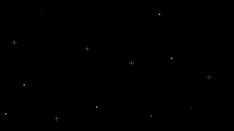 8bit Retro Game Style Horizontal Sparkling Stars Loop Pink Cyan Stock Footage 328266241