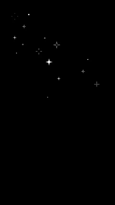 8bit retro game style twinkle star animation Stock Footage 311904344