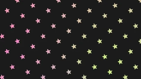 8bit Retro Gradient Star Pattern Loop Black Background Видео 333296728