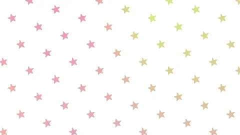 8bit Retro Gradient Star Pattern Loop White Matte Stock Footage 333296774