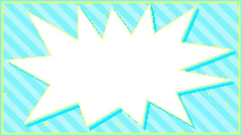 8bit Retro Impact Burst Loop Light Blue Background Stock Footage 333296732