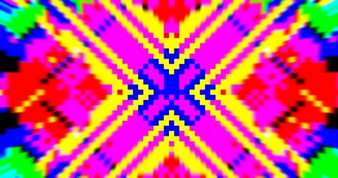 8Bit VJ Loop. Arcade Screen. Retro Game. Stock Footage 122427418