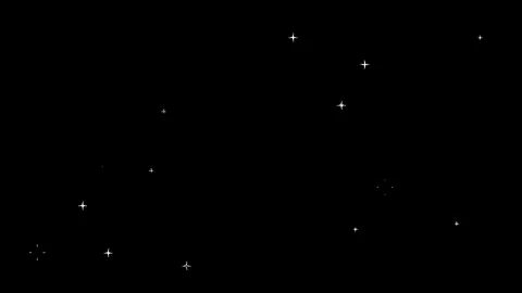 8bit White Sparkle Pixel Animation Loop on Black Stock Footage 329205682