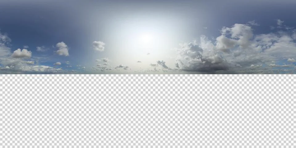 8K 360 VR 2:1 Equirectangular Sky Background Overlay Stock-Fotos