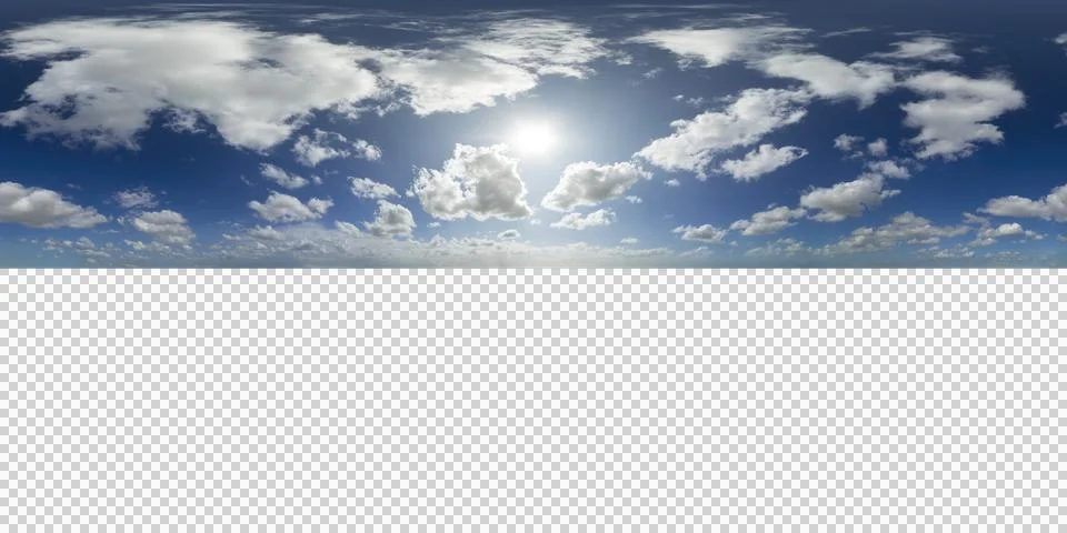 8K 360 VR 2:1 Equirectangular Sky Background Overlay Stock-Fotos