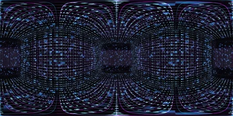 8K 360 vr technological abstract futuristic background digital cyberspace Vídeo Stock 196122248