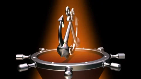 8k-3d, Ship anchor, loop Stock Footage 328244031