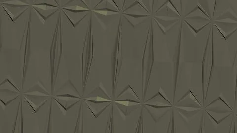8K Abstract 3D Render with Striped Geometric Shapes Illustrazione stock