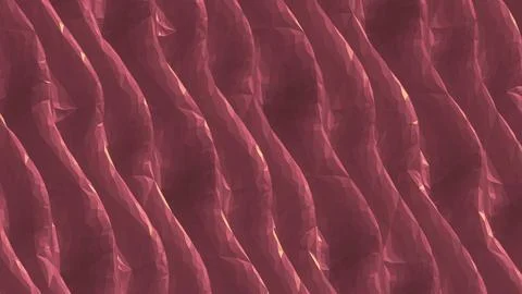 8K Abstract 3D Render with Striped Geometric Shapes Illustrazione stock