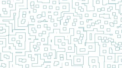 8K Abstract 3D Render with Striped Geometric Shapes Stock Illustration