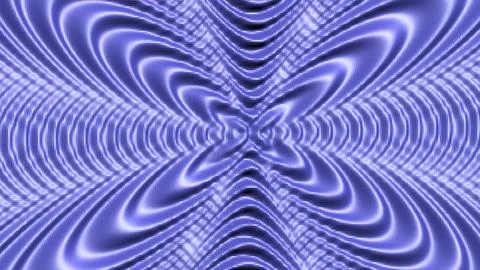 8K Abstract 3D Render with Striped Geometric Shapes Stock Illustration