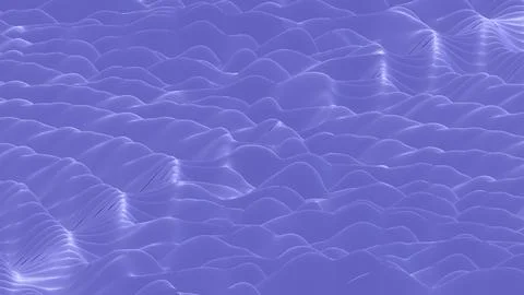 8K Abstract 3D Render with Striped Geometric Shapes Illustrazione stock