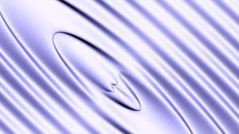8K Abstract 3D Render with Striped Geometric Shapes Illustrazione stock