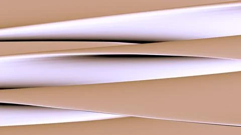 8K Abstract 3D Render with Striped Geometric Shapes Stock Illustration