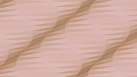 8K Abstract 3D Render with Striped Geometric Shapes Illustrazione stock