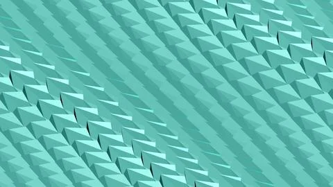 8K Abstract 3D Render with Striped Geometric Shapes Stock Illustration