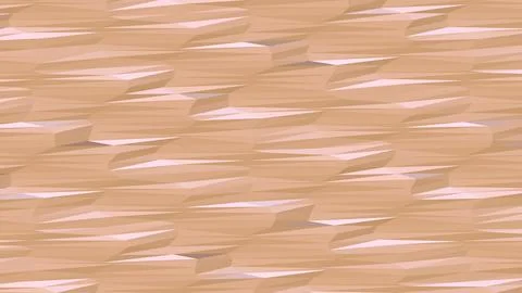 8K Abstract 3D Render with Striped Geometric Shapes Stock Illustration