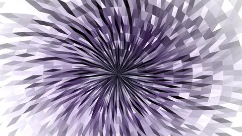 8K Abstract 3D Render with Striped Geometric Shapes Stock Illustration