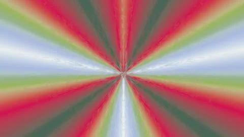 8K Abstract 3D Render with Striped Geometric Shapes Illustrazione stock