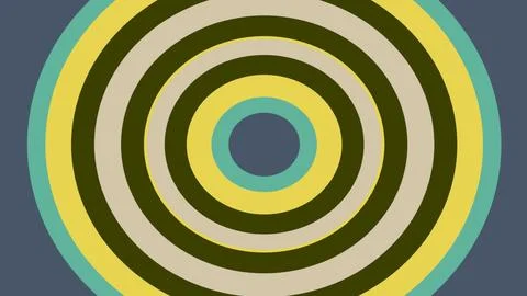 8K Abstract 3D Render with Striped Geometric Shapes Illustrazione stock