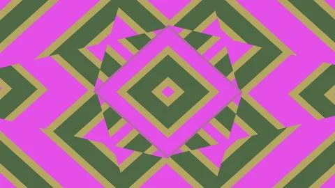 8K Abstract 3D Render with Striped Geometric Shapes Illustrazione stock