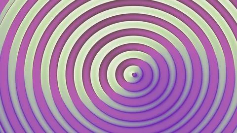 8K Abstract 3D Render with Striped Geometric Shapes Stock Illustration
