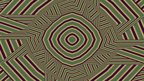 8K Abstract 3D Render with Striped Geometric Shapes Stock Illustration