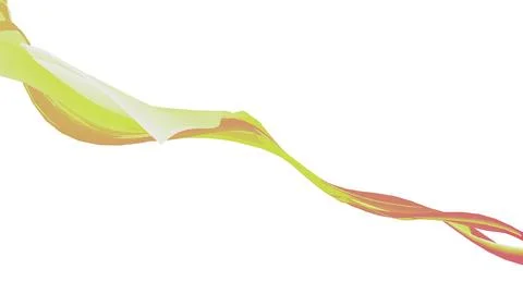 8K Abstract 3D Render with Striped Geometric Shapes Stock Illustration